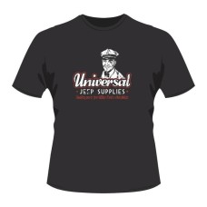 Universal Jeep Supplies Black Mr Berg T-shirt SIZE MEDIUM